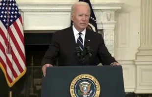 President Joe Biden announces the vaccine mandate at the White House on Sept. 9, 2021 The White House